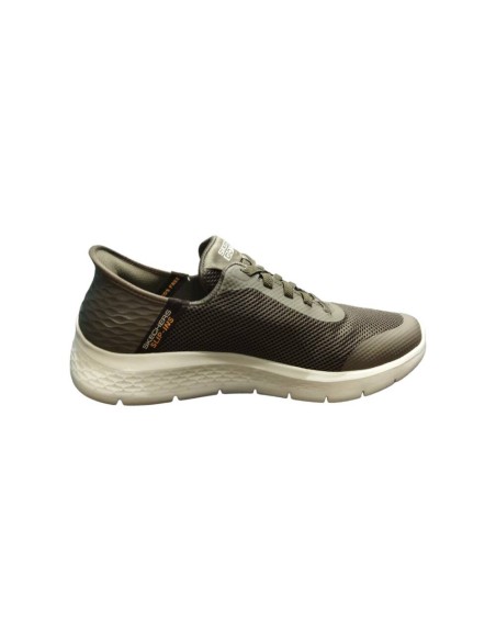 Zapatillas Marrones SKECHERS-GO WALK FLEX - HANDS-216324BRN hombre Slip-ins