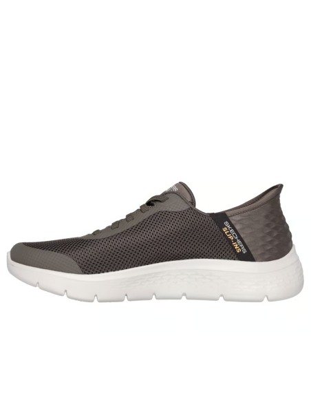 Zapatillas Marrones SKECHERS-GO WALK FLEX - HANDS-216324BRN hombre Slip-ins