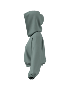 SUDADERA VERDE CAPUCHA ADIDAS MUJER KD0258