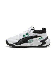 ZAPATILLA BALONCESTO PUMA UPROAR JR WHITE-ARCHIVE GREEN