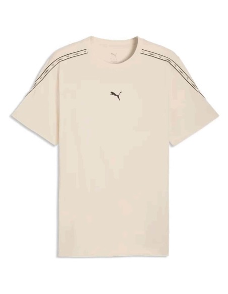 CAMISETA PUMA BEIIGE HOMBRE ESS TAPE TEE ALPINE SNOW 691693-87