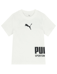 CAMISETA PUMA BLANCA NIÑO 692535-02 2