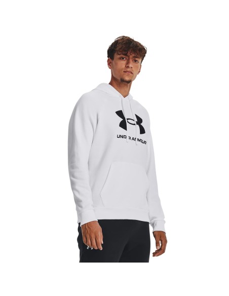UNDER ARMOUR UA RIVAL FLEECE BIG LOGO HD-BLU