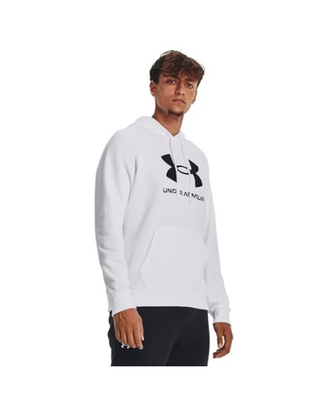 UNDER ARMOUR UA RIVAL FLEECE BIG LOGO HD-BLU
