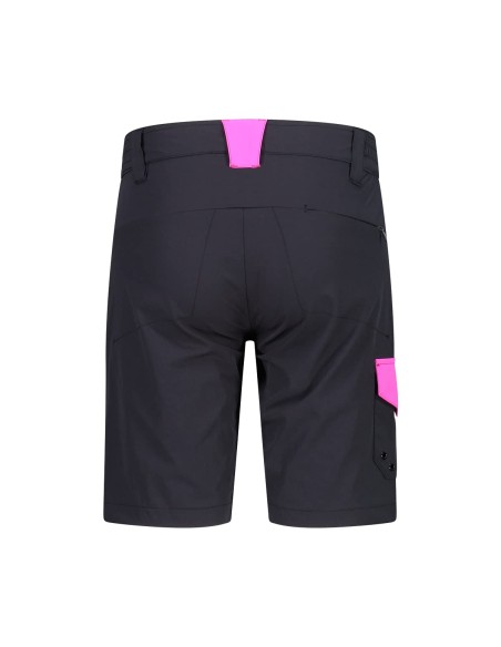 CMP-PANTALONI-BERMUDA-KID G BERMUDA-ANTRACITE-PURPLE FLUO
