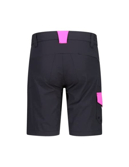 CMP-PANTALONI-BERMUDA-KID G BERMUDA-ANTRACITE-PURPLE FLUO