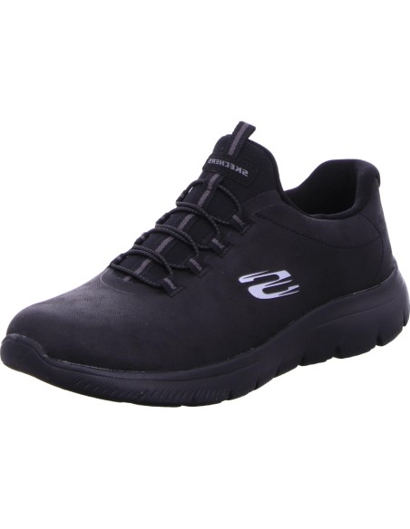 Calzado multideporte SKECHERS-SUMMITS-ITZ BAZIK-88888301BBK-MUJER-NEGRO TOTAL