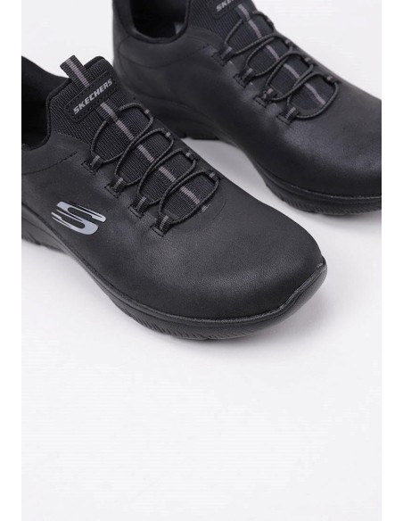 Calzado multideporte SKECHERS-SUMMITS-ITZ BAZIK-88888301BBK-MUJER-NEGRO TOTAL