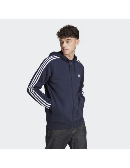 ADIDAS M 3S FT FZ HD LEGINK/WHITE