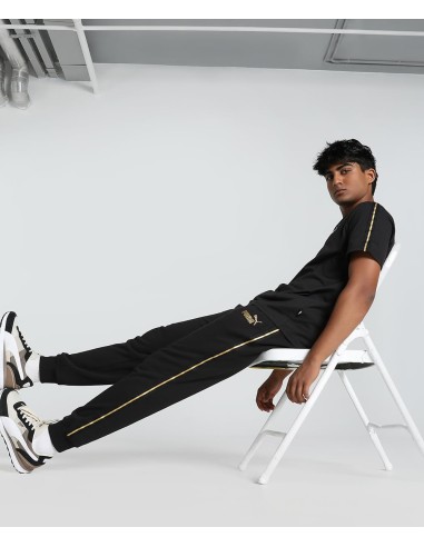 PUMA PANTALON ESS TAPE MINIMAL GOLD BLACK