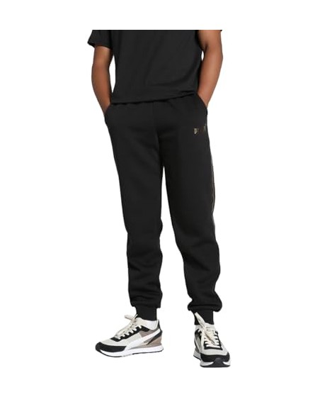 PUMA PANTALON ESS TAPE MINIMAL GOLD BLACK