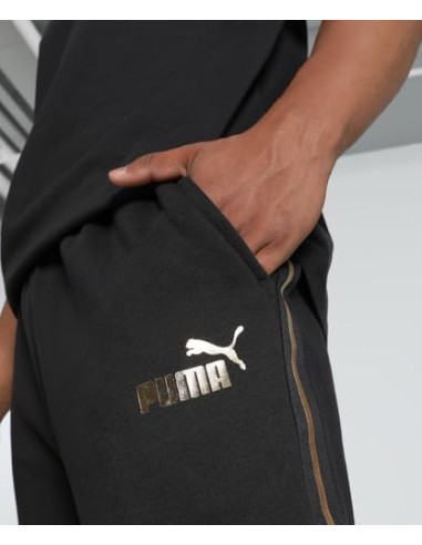 PUMA PANTALON ESS TAPE MINIMAL GOLD BLACK