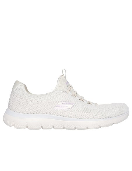Calzado multideporte-Skechers SUMMITS-SUMMER BLUSH 150268-NTMT MUJER-BLANCO
