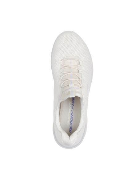 Calzado multideporte-Skechers SUMMITS-SUMMER BLUSH 150268-NTMT MUJER-BLANCO