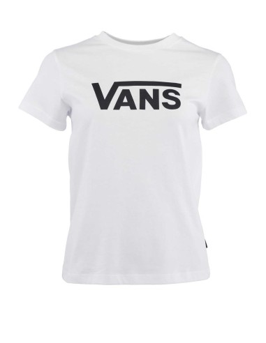 VANS WN DROP SS CREW-B WHITE