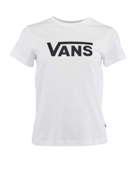 VANS WN DROP SS CREW-B WHITE