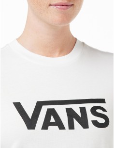 VANS WN DROP SS CREW-B WHITE 2