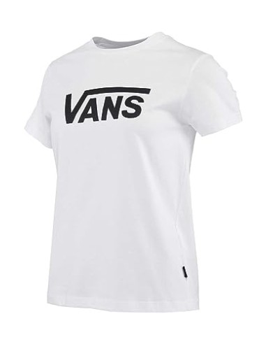 VANS WN DROP SS CREW-B WHITE