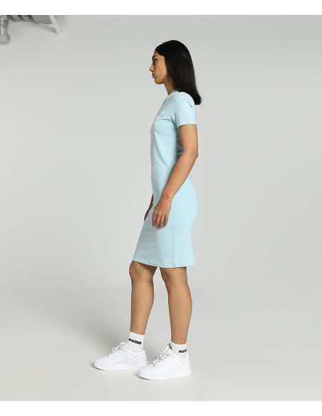 Vestido PUMA 848349-22-ESS Slim Tee Dress-MUJER-ROSA