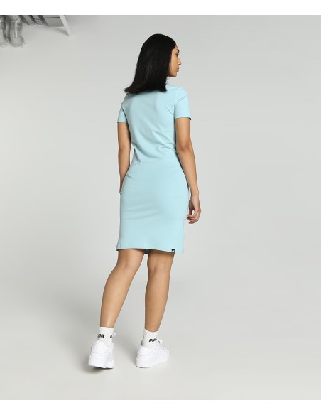 Vestido PUMA 848349-22-ESS Slim Tee Dress-MUJER-ROSA