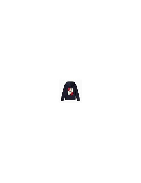 PUMA ESS+ GRAPHIC Hoodie FZ FL B - blue