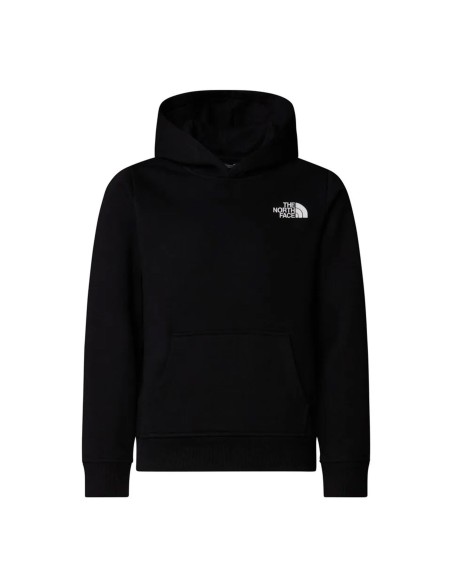 SUDADERA TNF TEEN BOX NSE REGULAR P/O HOODIE BLACK/BLUE