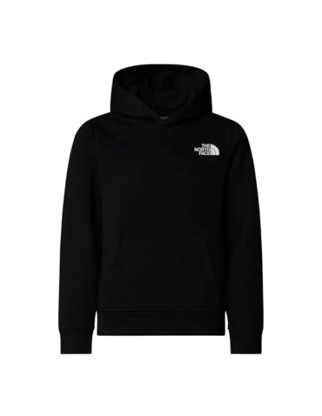 SUDADERA TNF TEEN BOX NSE REGULAR P/O HOODIE BLACK/BLUE