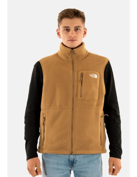 TNF M YUMIORI VEST UTILITY BROWN