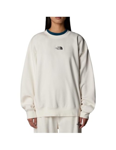 SUDADERA CUELLO REDONDO TNF W ESS OS CREW WHITE...