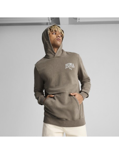 Sudadera Puma-PUMA CLASS Washed Hoodie TR-684641-93-MARRON UNISEX