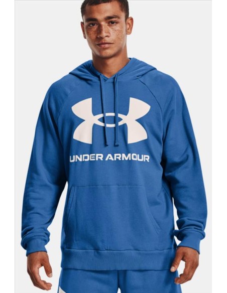UNDER ARMOUR UA RIVAL FLEECE BIG LOGO HD-BLU