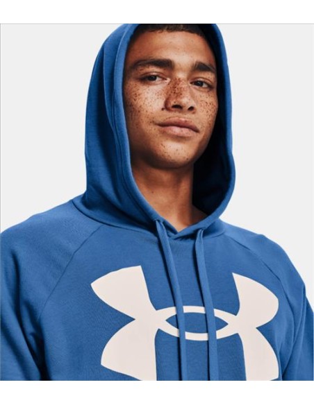 UNDER ARMOUR UA RIVAL FLEECE BIG LOGO HD-BLU