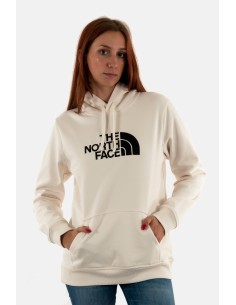 SUDADERA TNF W DREW PEAK RG HOODIE WHITE DUNE 2