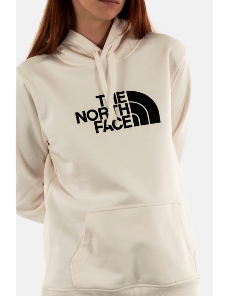 SUDADERA TNF W DREW PEAK RG HOODIE WHITE DUNE