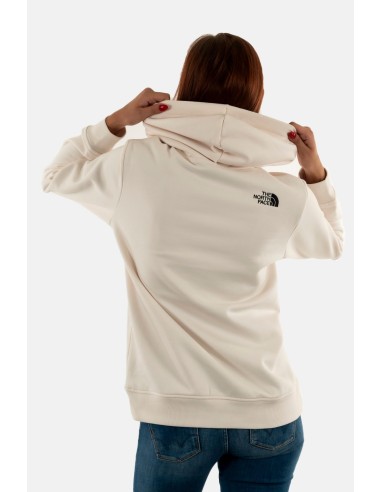 SUDADERA TNF W DREW PEAK RG HOODIE WHITE DUNE
