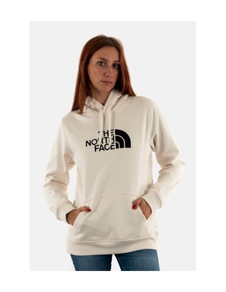 SUDADERA TNF W DREW PEAK RG HOODIE WHITE DUNE