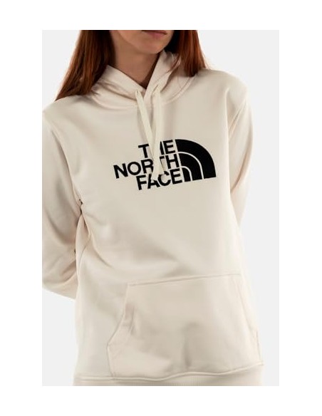 SUDADERA TNF W DREW PEAK RG HOODIE WHITE DUNE