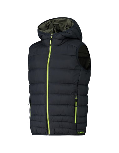CHALECO CMP KIDS VEST FIX HOOD