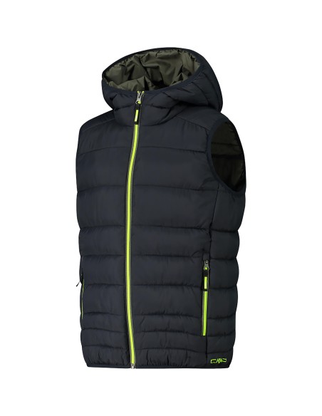 CHALECO CMP KIDS VEST FIX HOOD