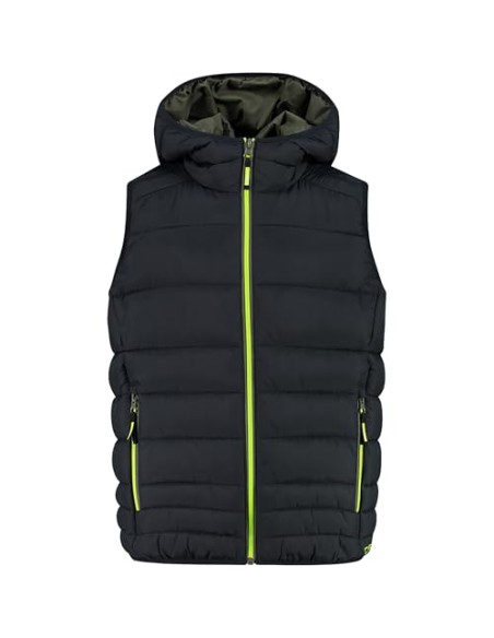 CHALECO CMP KIDS VEST FIX HOOD