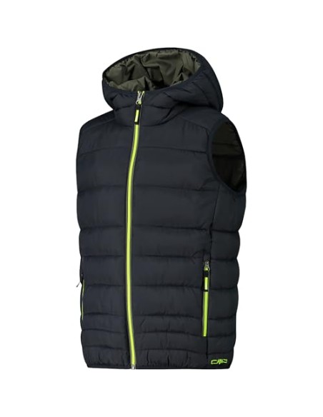 CHALECO CMP KIDS VEST FIX HOOD