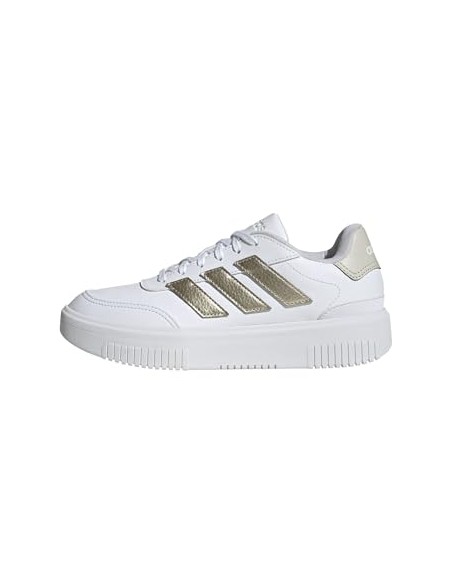 Calzado Tiempo Libre Adidas COURTBLOCK BOLD-JI2203-NEGRO-MUJER