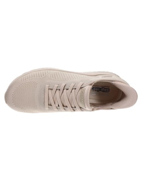 Calzado Sneaker-SKECHERS BOBS SQUAD CHAOS - CURRENT MU-117497-NAT-MUJER-BEIGE