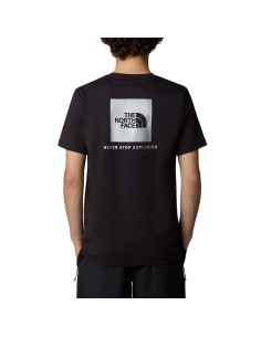 CAMISETA TNF MEN'S S/S REFLECTIVE BOX NSE TEE - NEGRO 2