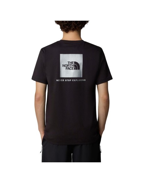CAMISETA TNF MEN'S S/S REFLECTIVE BOX NSE TEE - NEGRO