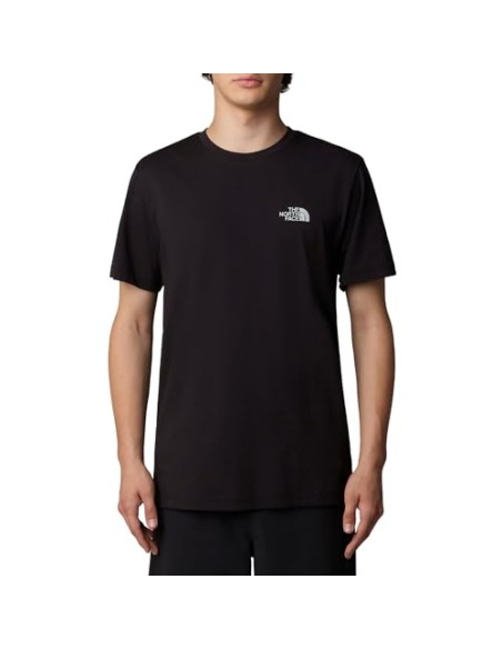 CAMISETA TNF MEN'S S/S REFLECTIVE BOX NSE TEE - NEGRO