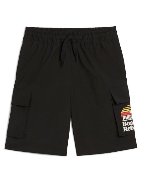 Shorts Puma-MID90S Cargo Chino Shorts B-685154-01-NEGRO UNISEX JUNIOR