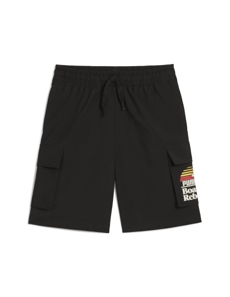 Shorts Puma-MID90S Cargo Chino Shorts B-685154-01-NEGRO UNISEX JUNIOR