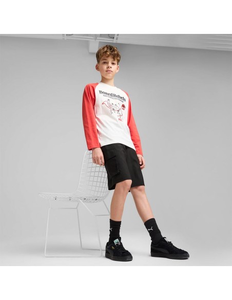 Shorts Puma-MID90S Cargo Chino Shorts B-685154-01-NEGRO UNISEX JUNIOR