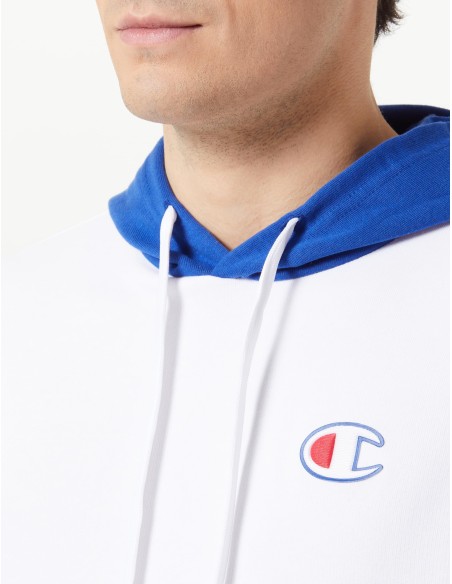 Sudadera CHAMPION Hooded Sweatshirt-219738-WW001-BLANCO-HOMBRE